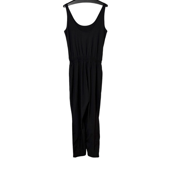 Athleta Roaming Black Sleeveless Jumpsuit Size 8 - Picture 3 of 6